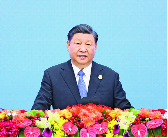 习近平出席第三届“一带一路”国际合作高峰论坛开幕式并发表主旨演讲